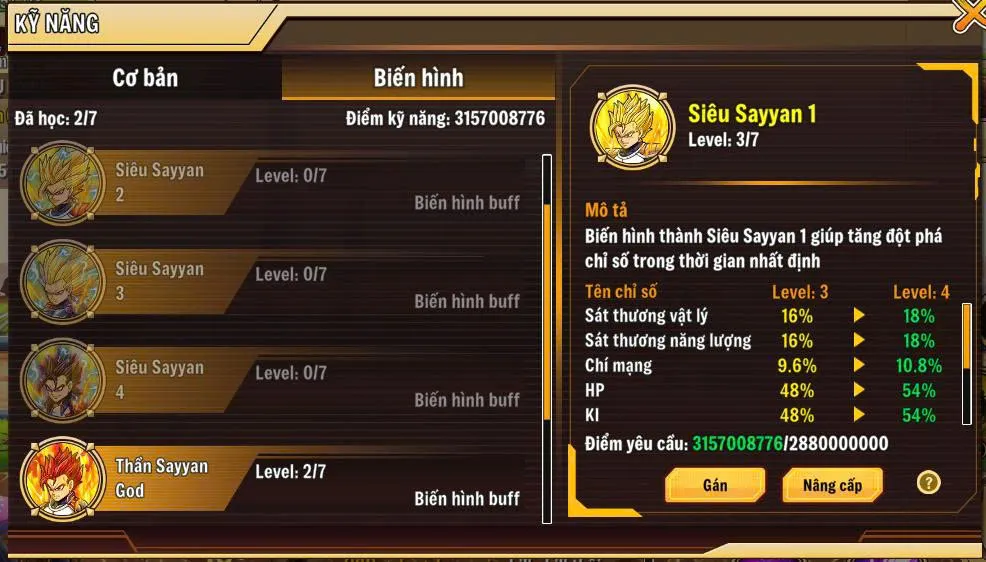 quả nick rẻ mà ngon có biến hình 5 skow như hình giá tốt